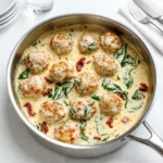 creamy-spinach-turkey-meatballs