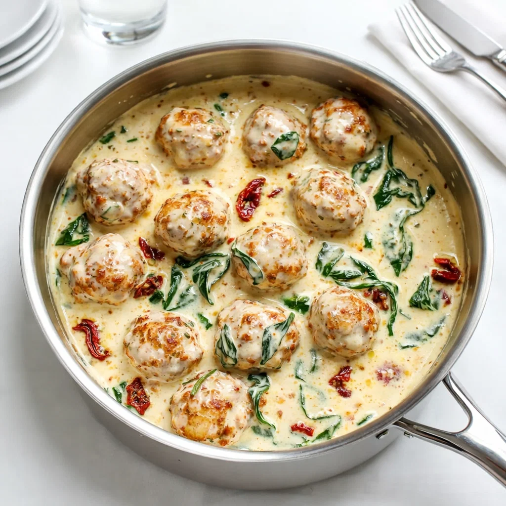 creamy-spinach-turkey-meatballs