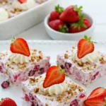 Frozen Berry Fruit Salad creamy dessert