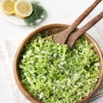Greek Lettuce Salad fresh Mediterranean recipe