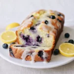 Lemon Blueberry Loaf with Lemon Glaze