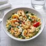 Lemon Feta Orzo Shrimp Recipe