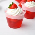 Strawberry Jello Parfait Dessert
