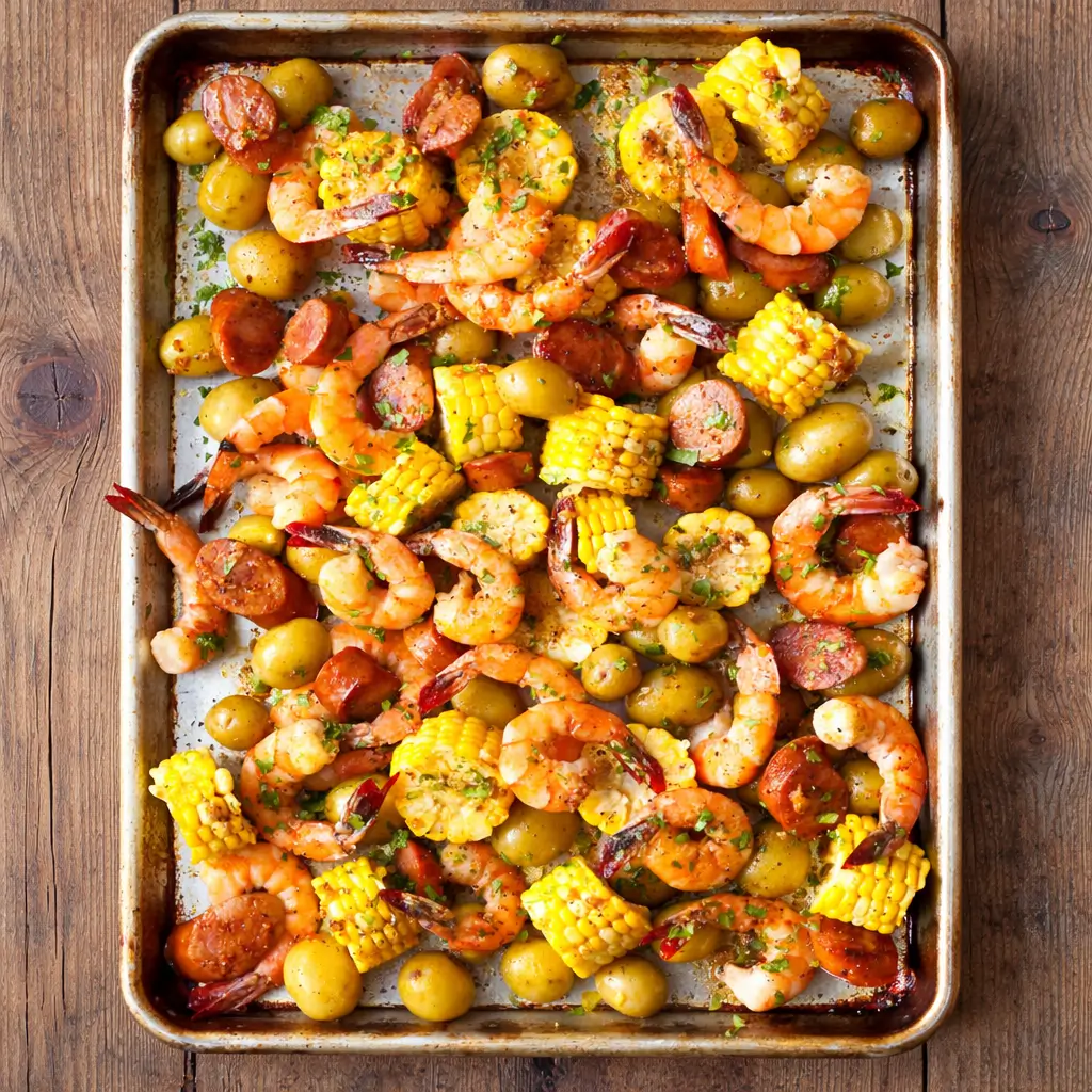 Sheet Pan Shrimp Boil