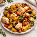 Sheet Pan Lemon Herb Chicken and Vegetables
