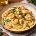 Creamy Tuscan Shrimp Linguine