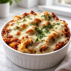 High Protein Chicken Parm Cottage Cheese Bowl