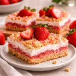 Easy Strawberry Shortcake Bars