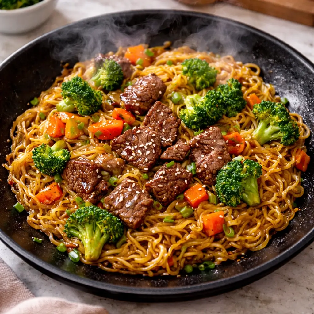 Amazing Blackstone Garlic Butter Noodle Stir-Fry for Busy Nights