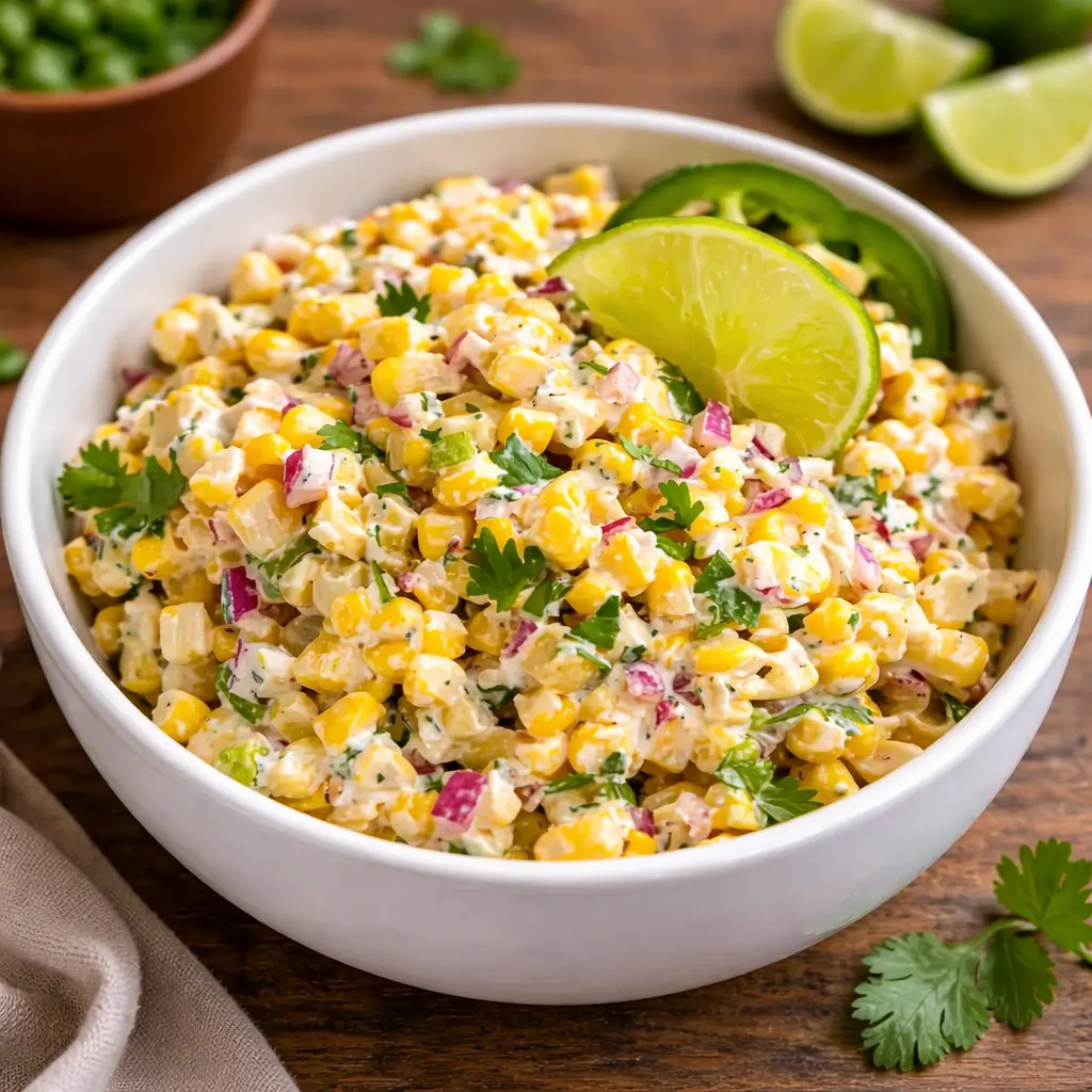Healthy Street Corn Salad with Greek Yogurt: A Guilt-Free Fiesta