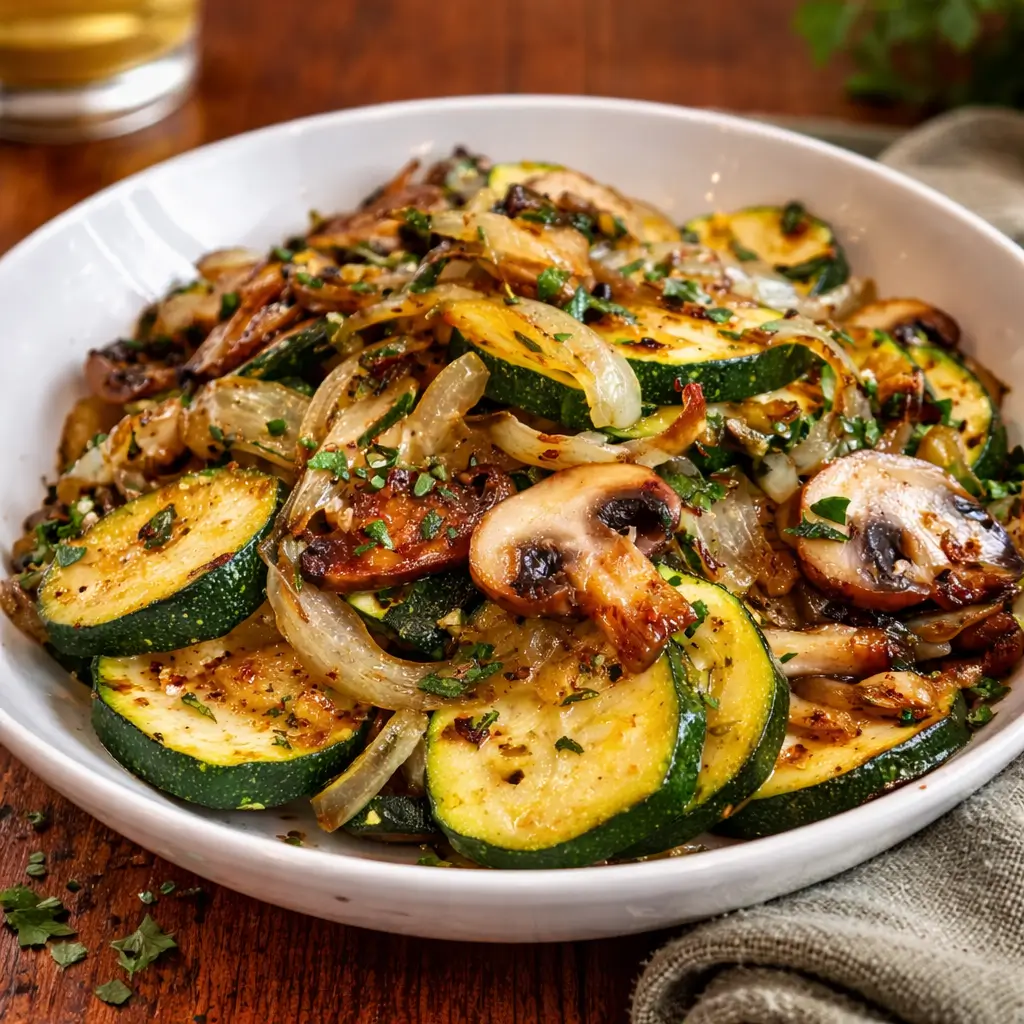 Mastering Sauteed Zucchini, Mushrooms, And Onions side dish