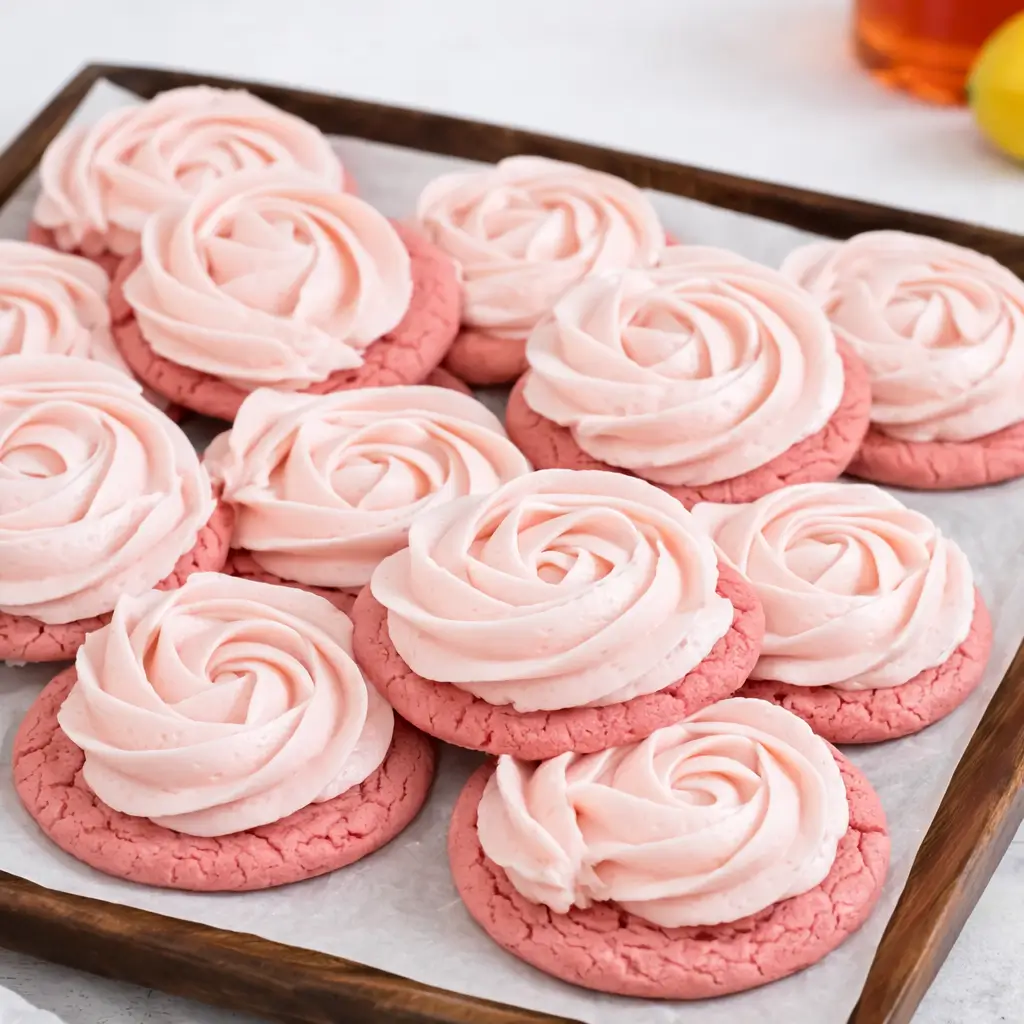 Pink Lemonade Cookies