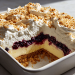 No Bake Lemon Blueberry Dessert