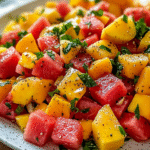Peach Watermelon Salad Recipe: A Summer Freshness You’ll Crave