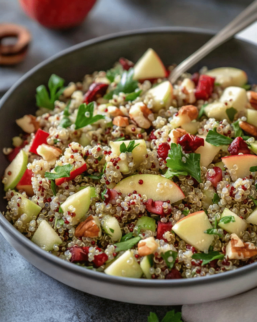 Fresh Quinoa Apple Salad: A Vibrant Twist on a Classic Grain Bowl