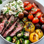 Easy Mediterranean Steak Bowl Recipe