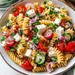 Summer Greek Pasta Salad