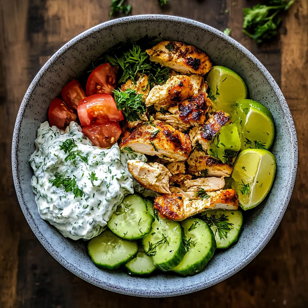 Chicken Tzatziki Bowls
