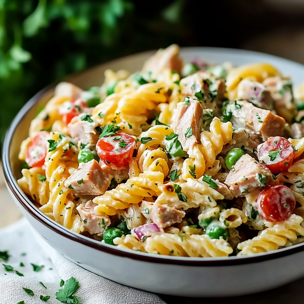 Healthy Tuna Pasta Salad