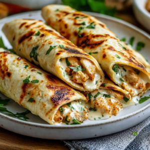 Low Carb Cheesy Garlic Chicken Wraps: A Flavorful, Nourishing Meal