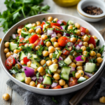 Delicious Mediterranean Chickpea Salad
