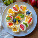 Cheesecake Fruit Salad Roll Ups Recipe