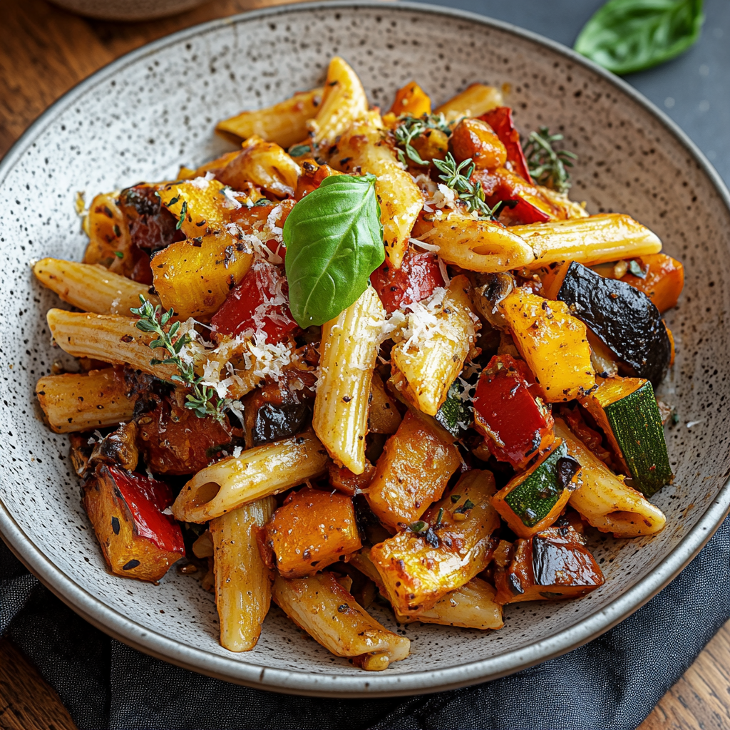 Roasted Vegetable Pasta: A Hearty, Colorful Italian Delight