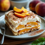 Delicious Peach Tiramisu