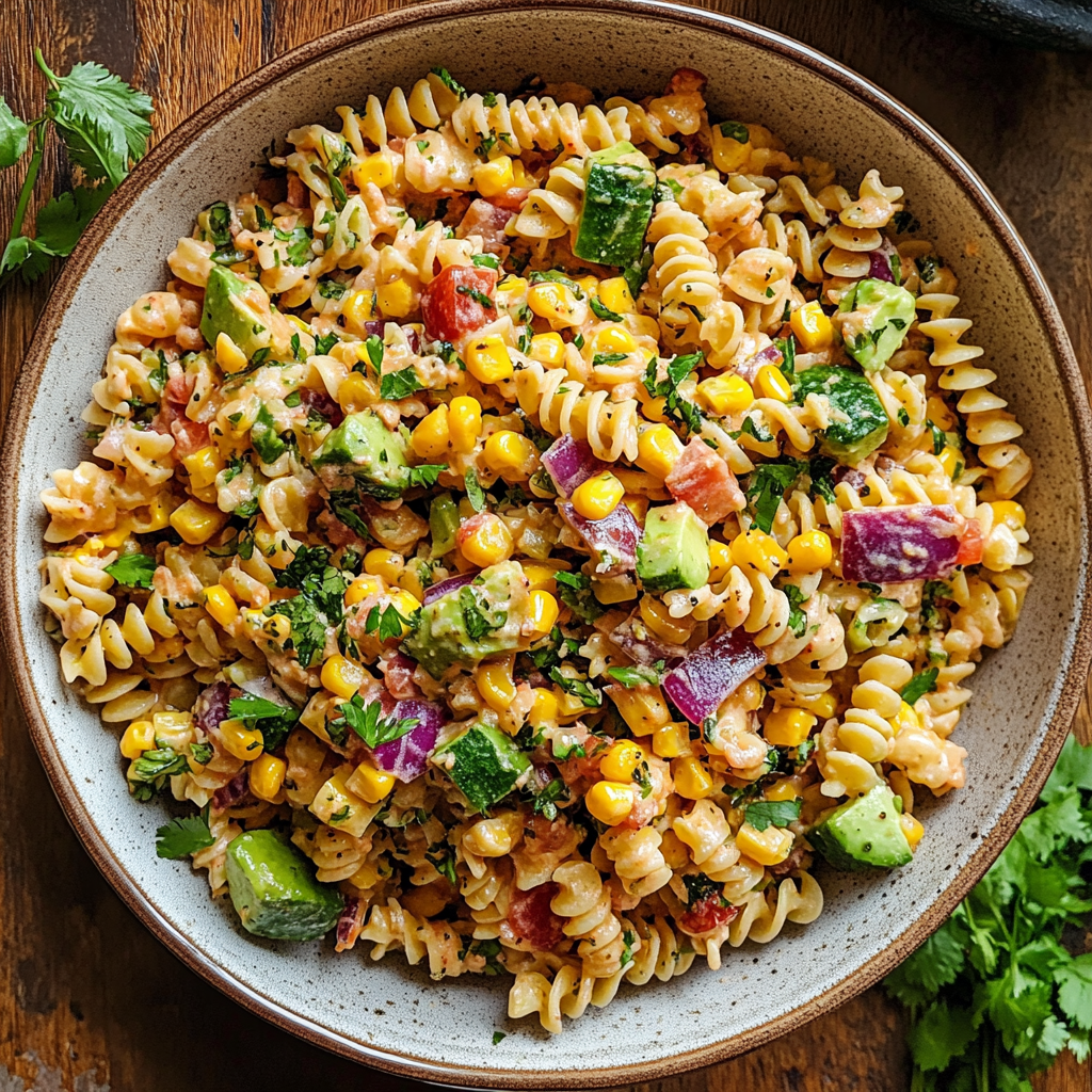 Best Mexican Street Corn Pasta Salad