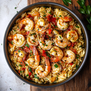 One Pot Marry Me Shrimp and Orzo Pasta