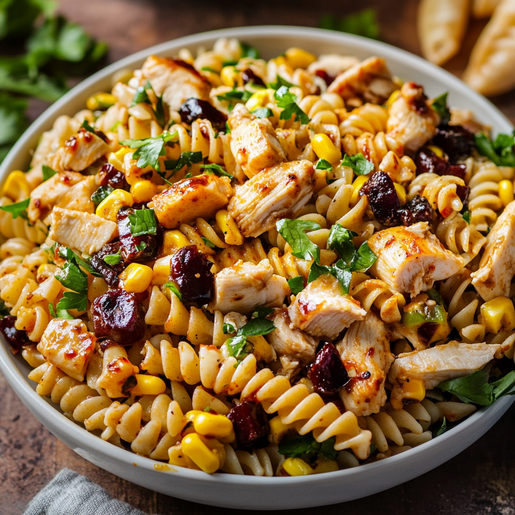BBQ Chicken Pasta Salad