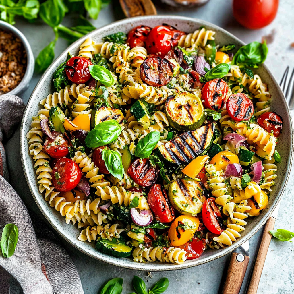 Grilled Vegetable Pasta Salad