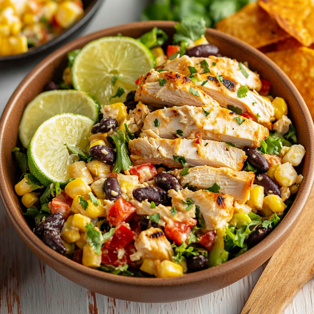 High Protein Southwest Chicken Salad