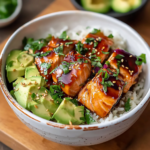 Honey Glazed Salmon Bowl