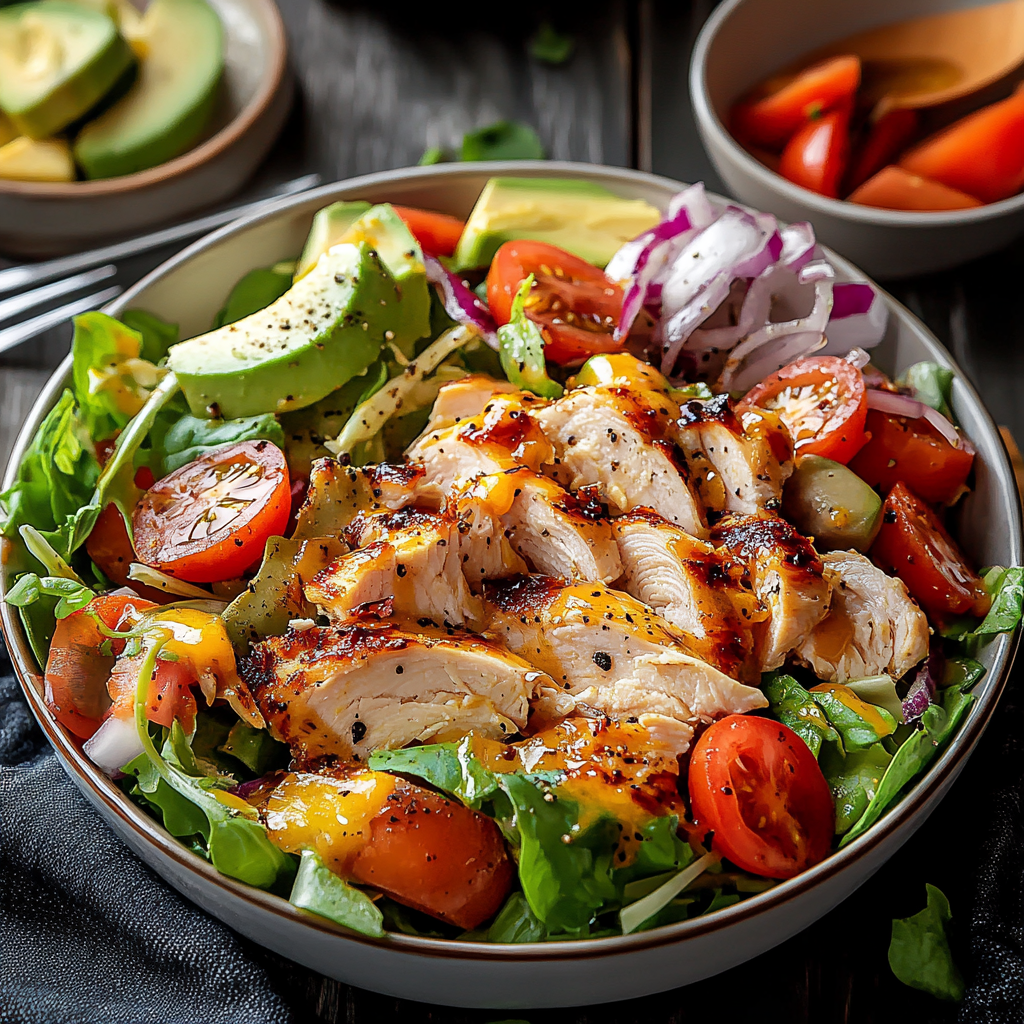 The Best Honey Mustard Chicken Salad