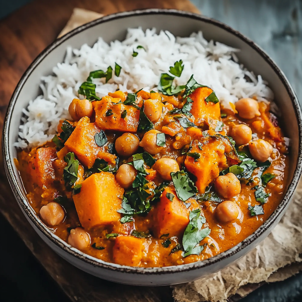 Sweet Potato and Chickpea Curry: A Nourishing and Flavorful Meal