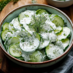 Creamy Cucumber Salad with Fresh Herbs