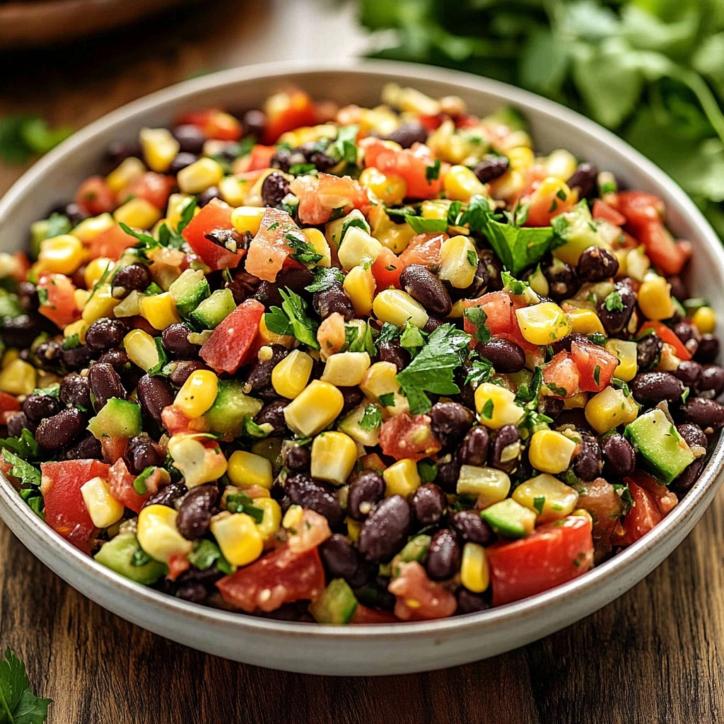 Vibrant Black Bean and Corn Salad: A Refreshing Taste of Sunshine