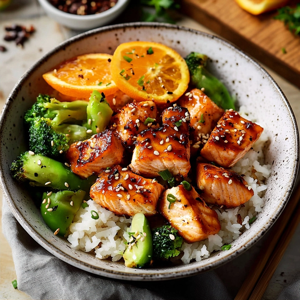 Crispy Orange Salmon Bowls: A Vibrant & Nourishing Weeknight Meal