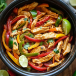 Easy Crockpot Chicken Fajitas: A Flavorful Weeknight Meal