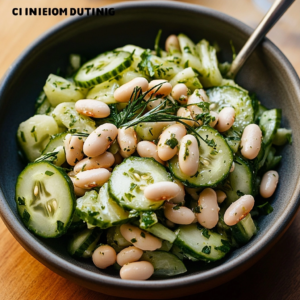Dilly White Bean Cucumber Salad: A Refreshing &amp; Wholesome Delight