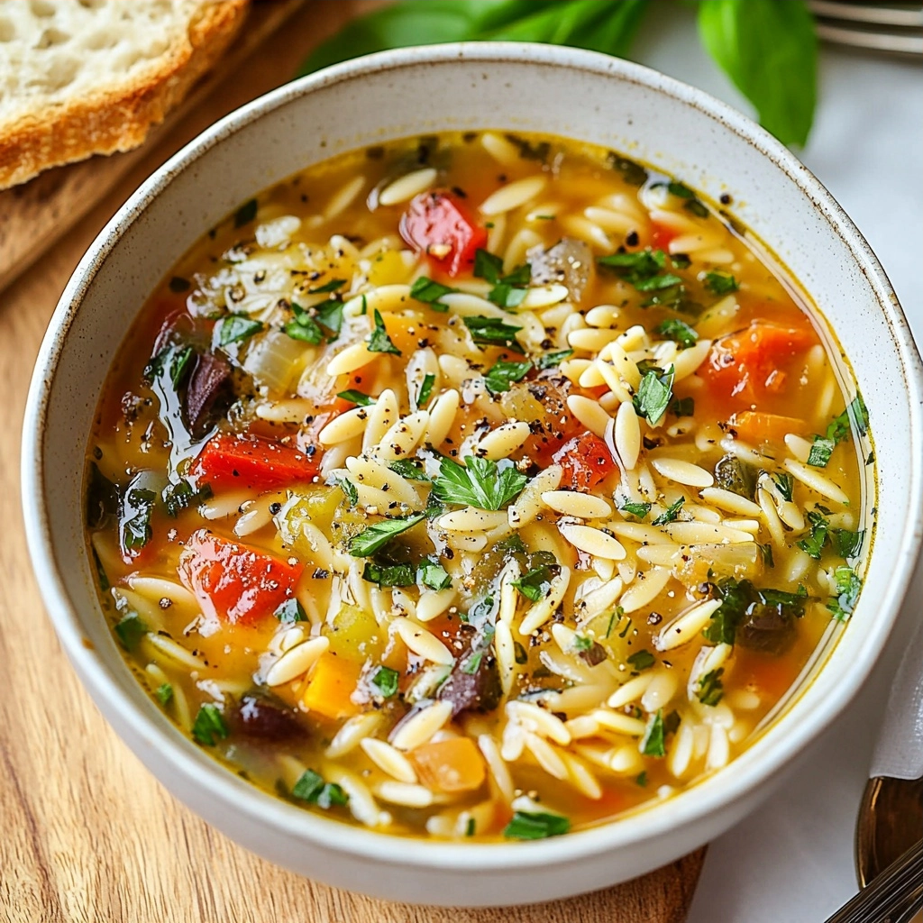 Delicious Mediterranean Orzo Soup: A Vibrant and Healthy Meal