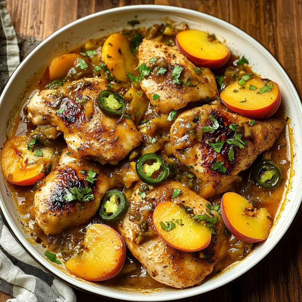 Jalapeno Peach Chicken: A Sweet & Spicy Delight