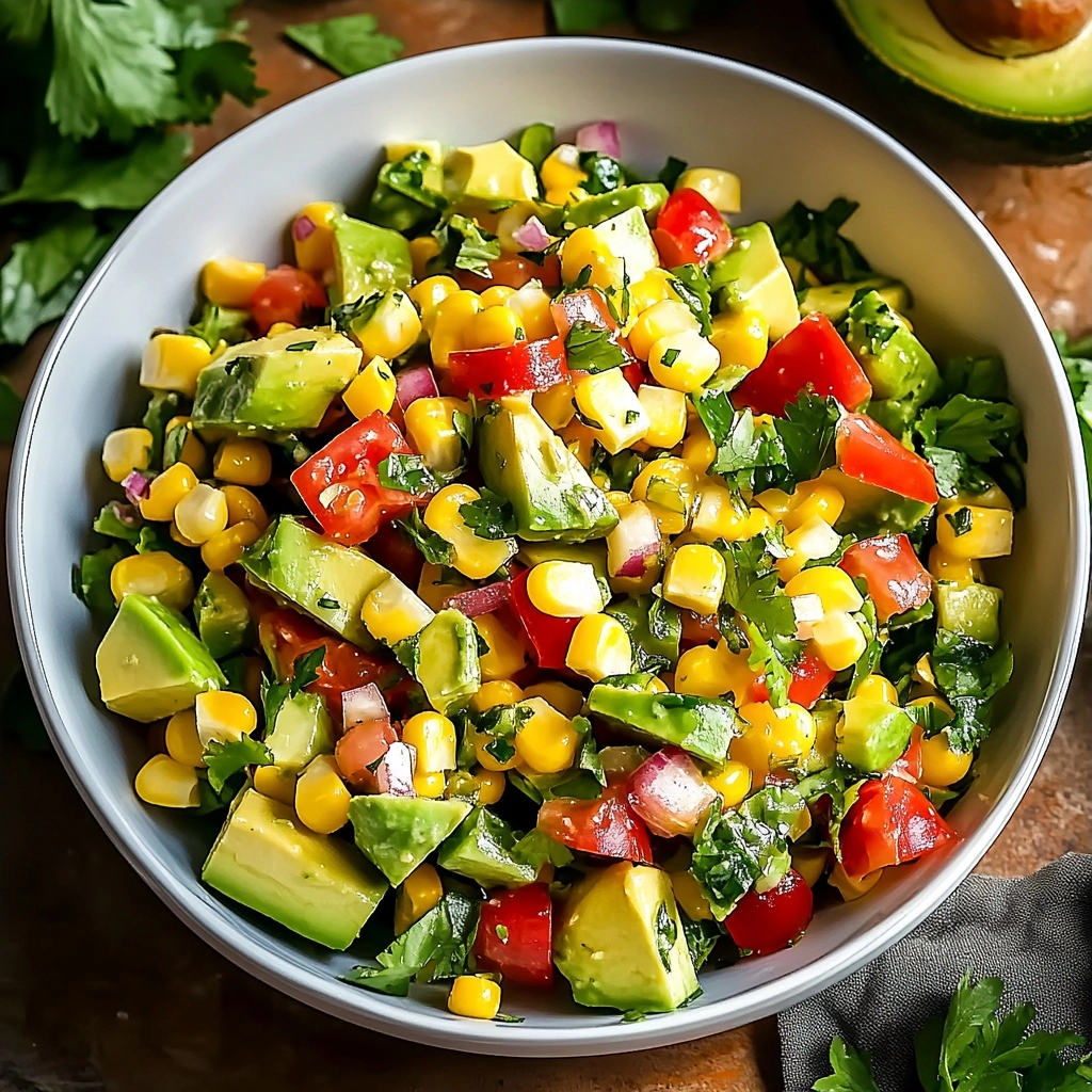 Summer Corn Salad with Avocado