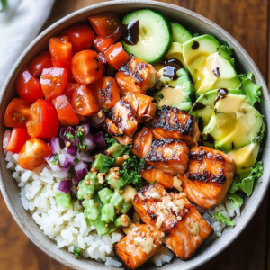 The Ultimate Summer Salmon Rice Bowl