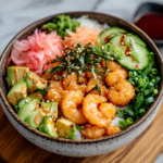 The Best Crispy Shrimp Sushi Bowl
