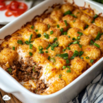 The Best Cheesy Tater Tot Casserole with Ground Beef (Easy Comfort Food!)