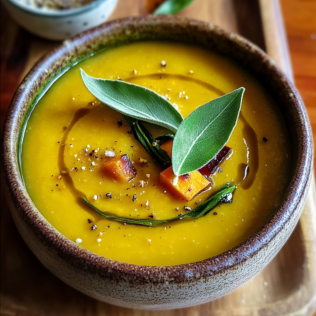 Roasted Acorn Squash Soup