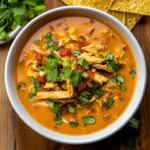 Slow Cooker Creamy Chicken Tortilla Soup