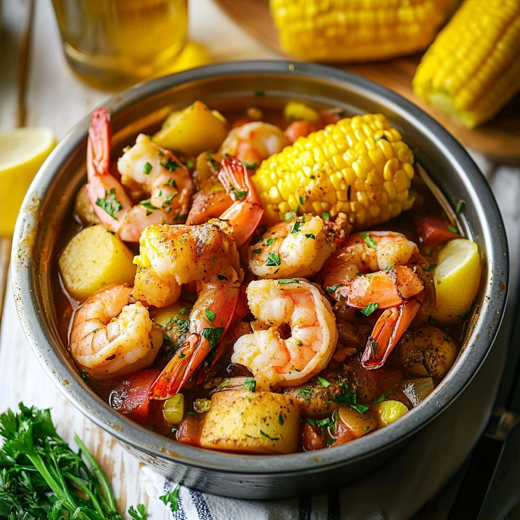 Effortless Slow Cooker Shrimp Boil Recipe